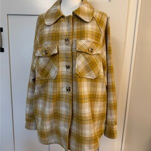Plaid Yellow Jacket for Women
